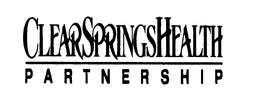CLEARSPRINGS HEALTH PARTNERSHIP trademark