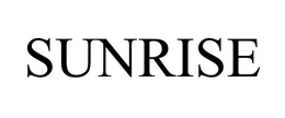 SUNRISE trademark