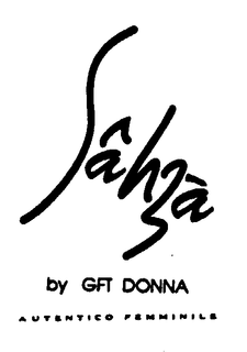 SAHZA BY GFT DONNA AUTENTICO FEMMINILE trademark