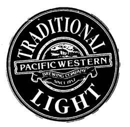 TRADITIONAL LIGHT PACIFIC BREWING COMPANY SINCE 1957 trademark