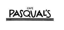 CAFE PASQUAL'S trademark