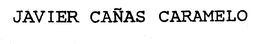 JAVIER CANAS CARAMELO trademark