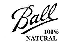 BALL 100% NATURAL trademark