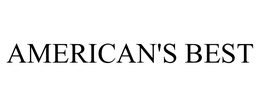 AMERICAN'S BEST trademark