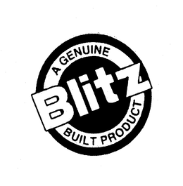 A GENUINE BLITZ BUILT PRODUCT trademark