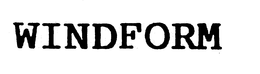 WINDFORM trademark