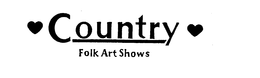 COUNTRY FOLK ART SHOWS trademark