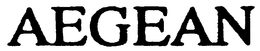 AEGEAN trademark