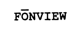 FONVIEW trademark
