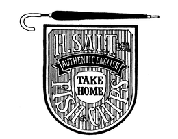 H. SALT FISH & CHIPS ESQ. AUTHENTIC ENGLISH TAKE HOME trademark
