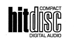 HITDISC COMPACT DIGITAL AUDIO trademark