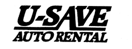 U-SAVE AUTO RENTAL trademark