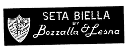SETA BIELLA BY BOZZALLA & LESNA trademark