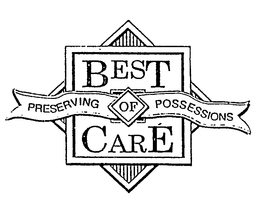 BEST OF CARE PRESERVING POSSESSIONS trademark