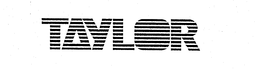TAYLOR trademark