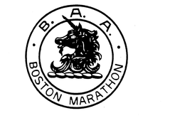 B.A.A. BOSTON MARATHON trademark