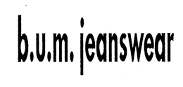 B.U.M. JEANSWEAR trademark