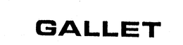GALLET trademark