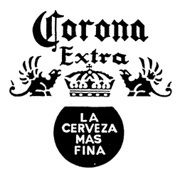 CORONA EXTRA LA CERVEZA MAS FINA trademark