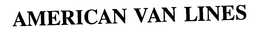 AMERICAN VAN LINES trademark