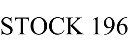 STOCK 196 trademark
