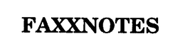 FAXXNOTES trademark