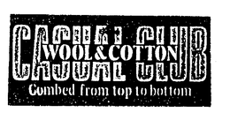 CASUAL CLUB WOOL&COTTON COMBED FROM TOP TO BOTTOM trademark