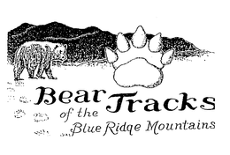 BEAR TRACKS OF THE BLUE RIDGE MOUNTAINS trademark