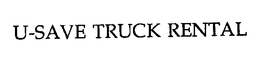 U-SAVE TRUCK RENTAL trademark