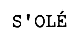 S'OLE trademark