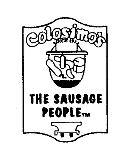 COLOSIMO'S THE SAUSAGE PEOPLE SINCE 1923 trademark