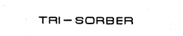 TRI-SORBER trademark
