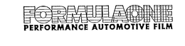 FORMULAONE PERFORMANCE AUTOMOTIVE FILM trademark