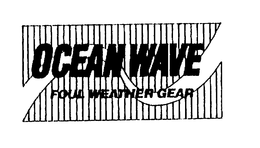 OCEAN WAVE FOUL WEATHER GEAR trademark