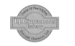 T.J. CINNAMONS BAKERY HOME OF THE ORIGINAL GOURMET CINNAMON ROLL trademark
