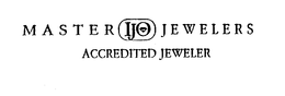 MASTER JEWELERS ACCREDITED JEWELER IJO trademark