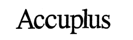 ACCUPLUS trademark