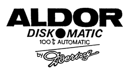 ALDOR DISK MATIC 100% AUTOMATIC BY DOERING trademark