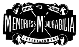 MEMORIES & MEMORABILIA SPORTS HISTORIC ENTERTAINMENT trademark