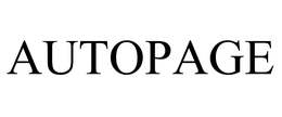 AUTOPAGE trademark