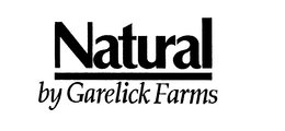 NATURAL BY GARELICK FARMS trademark