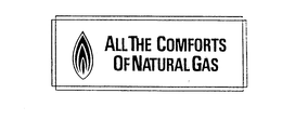 ALL THE COMFORTS OF NATURAL GAS trademark