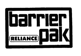 RELIANCE BARRIER-PAK trademark