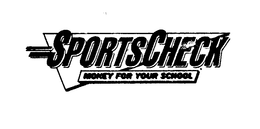 SPORTSCHECK MONEY FOR YOUR SCHOOL trademark