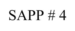 SAPP # 4 trademark