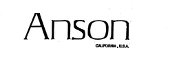 ANSON CALIFORNIA, U.S.A. trademark