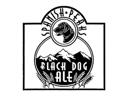 SPANISH PEAKS BLACK DOG ALE trademark