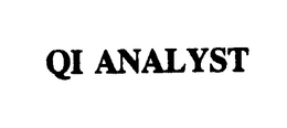 QI ANALYST trademark