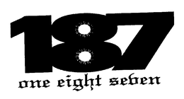 187 ONE EIGHT SEVEN trademark
