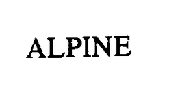 ALPINE trademark